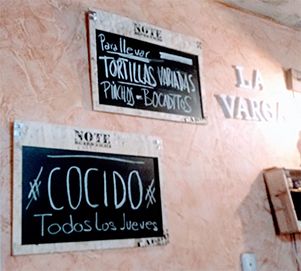 Hotel Restaurante La Varga letreros